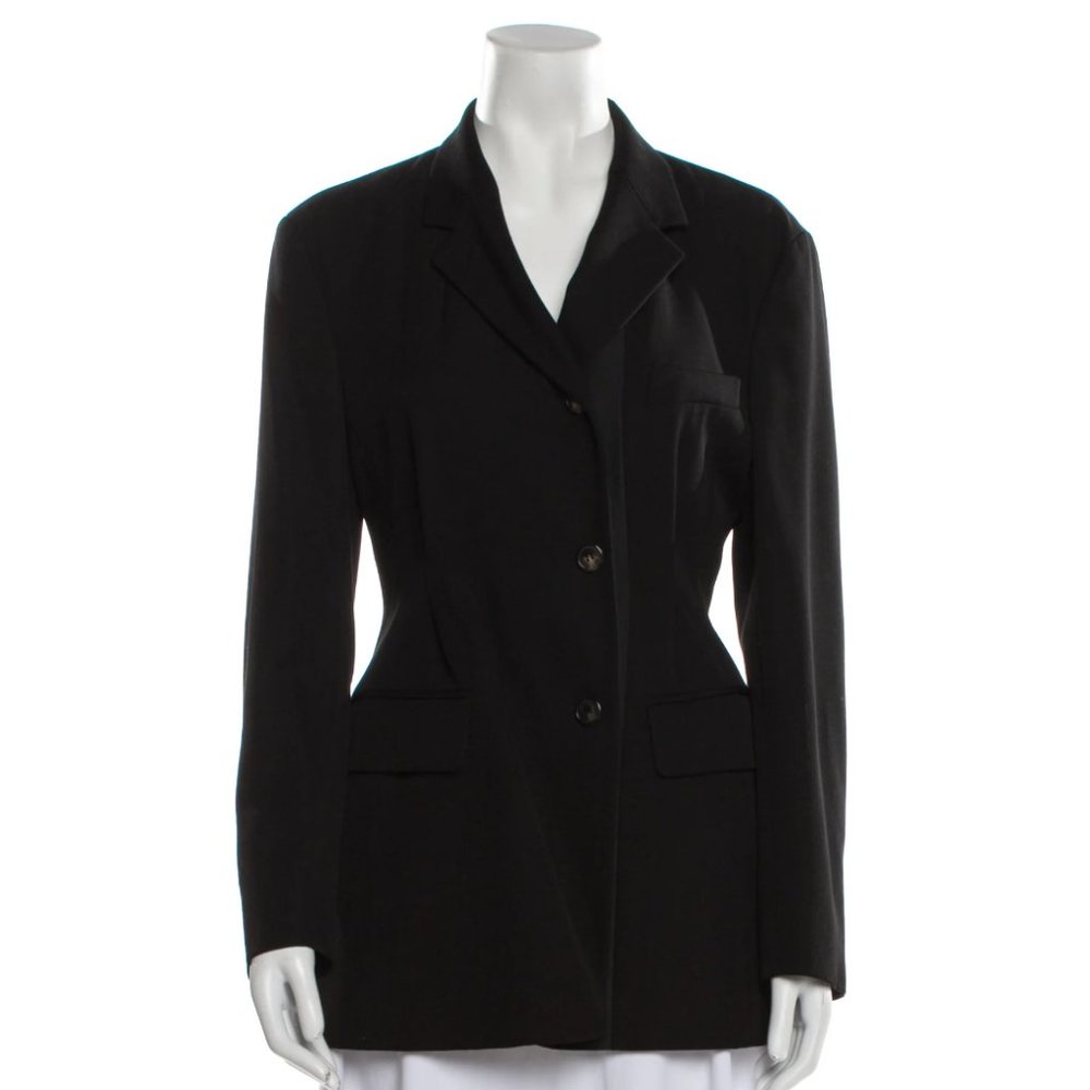 Dries Van Noten Black Wool Blazer